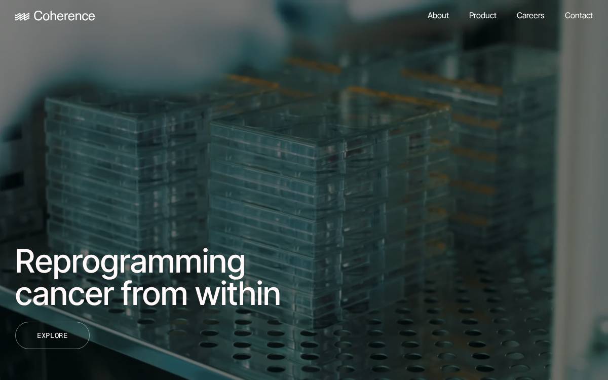 Coherence Neuro website preview