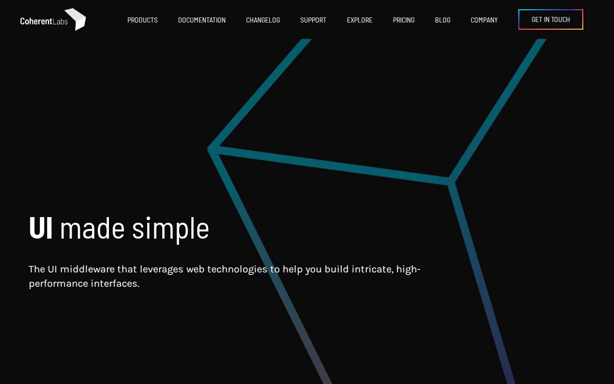Coherent Labs website preview