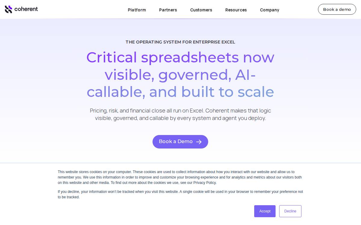 Coherent website preview