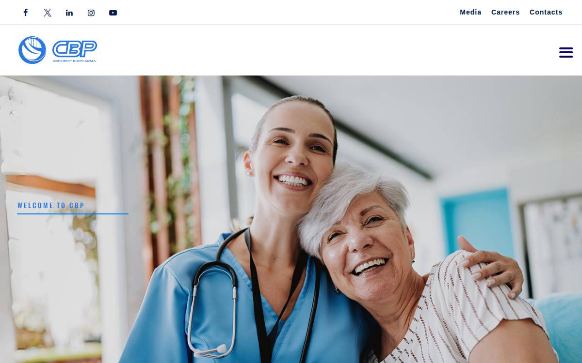 Coherentbio website preview