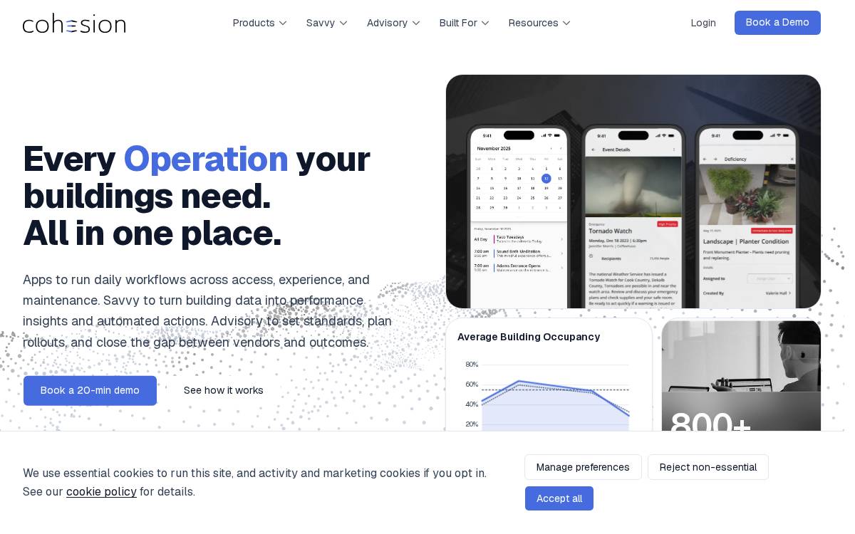 cohesionIB website preview