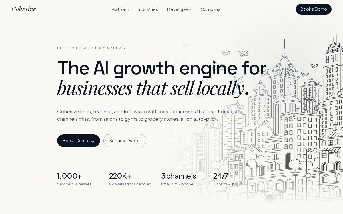Cohesive website preview