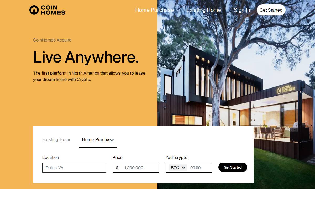 Coin Homes + Piggy website preview