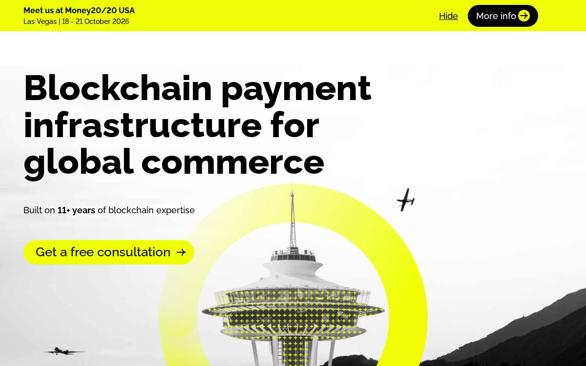 Coinspaid website preview