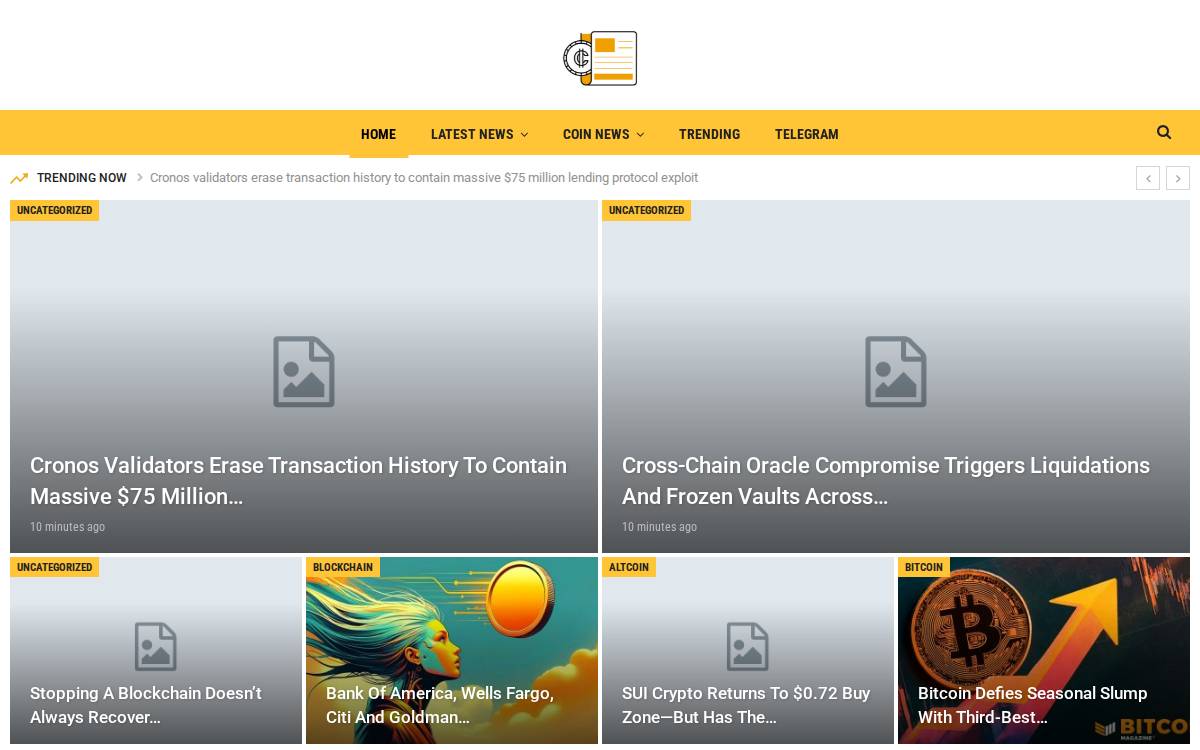 Coinucation website preview