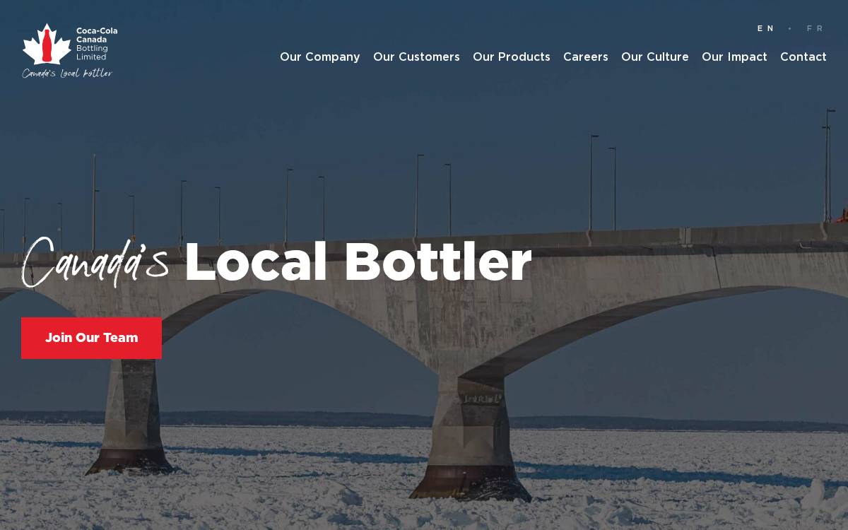 Cokecanada website preview