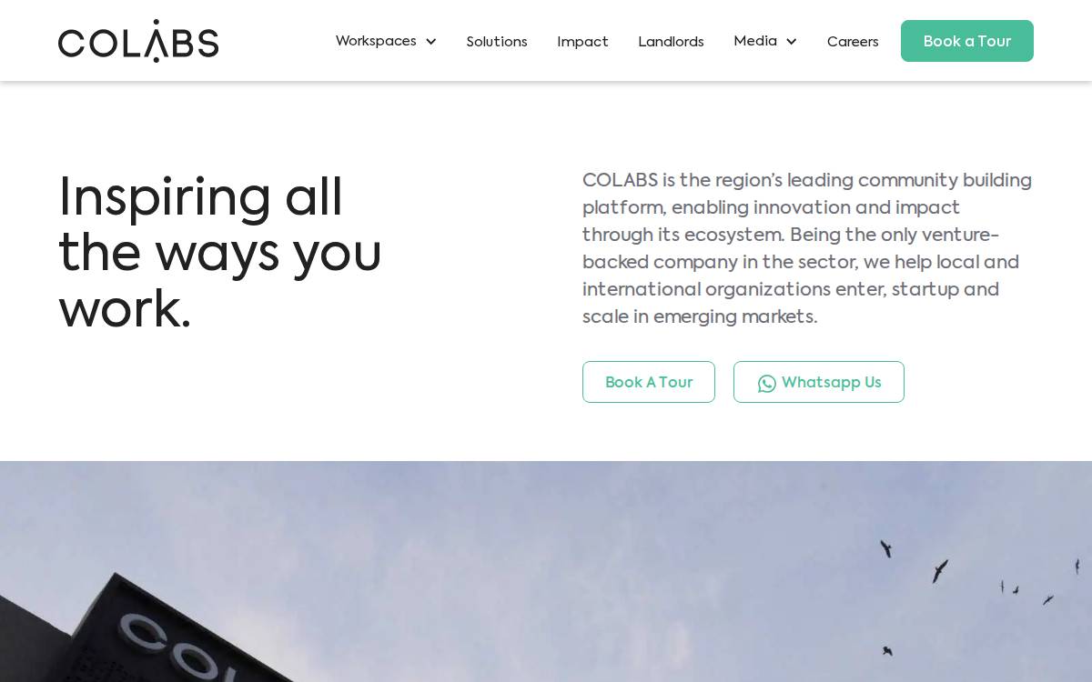 COLABS website preview