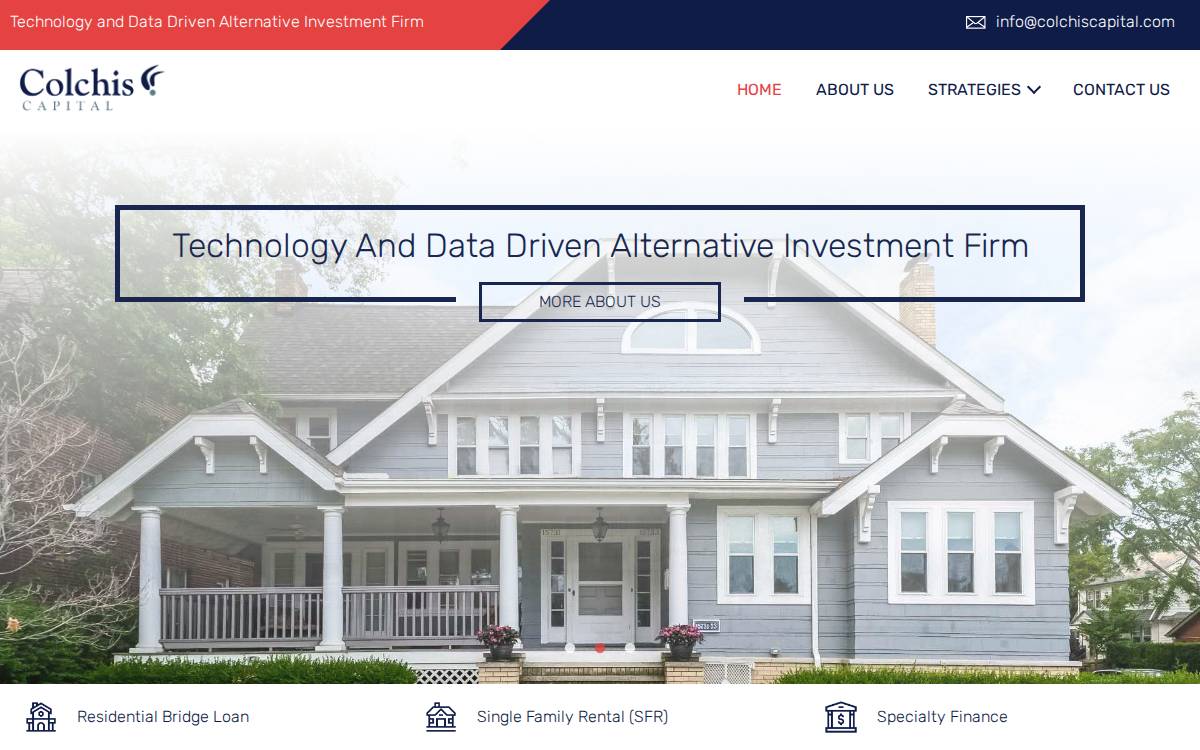 Colchis Capital website preview