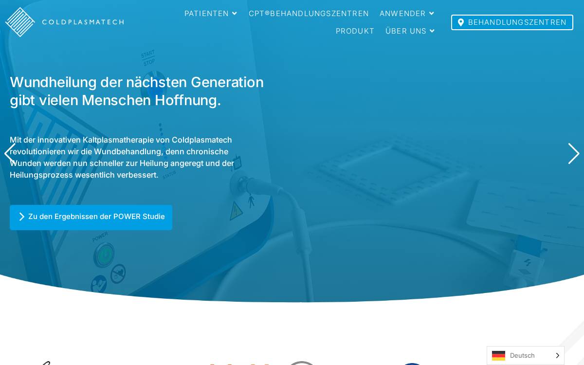 Coldplasmatech website preview