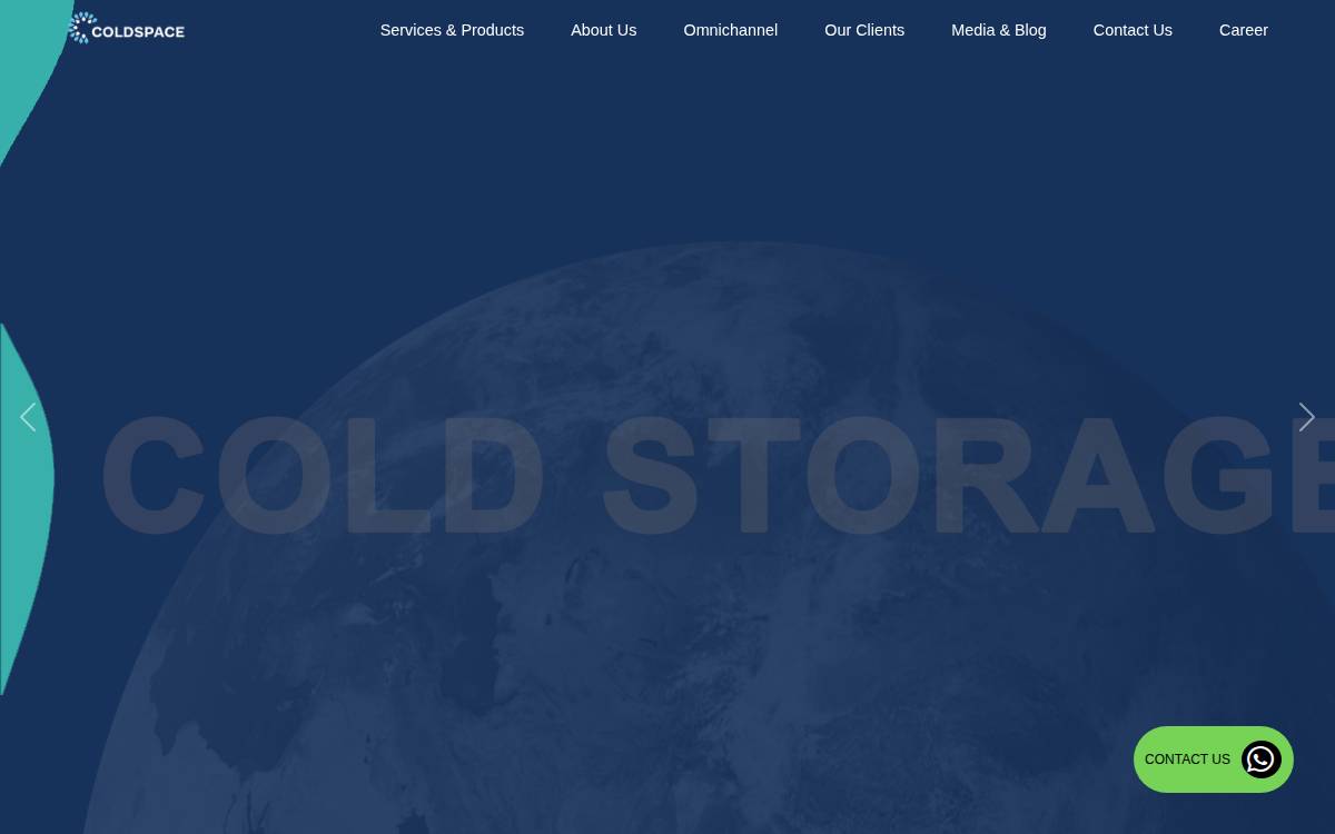 Coldspace website preview