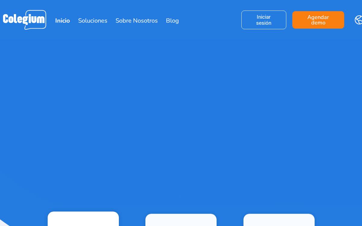 Colegium website preview