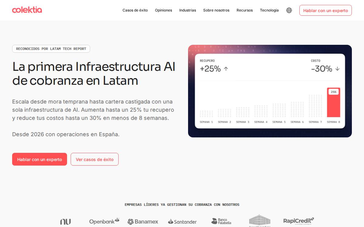 Colektia website preview