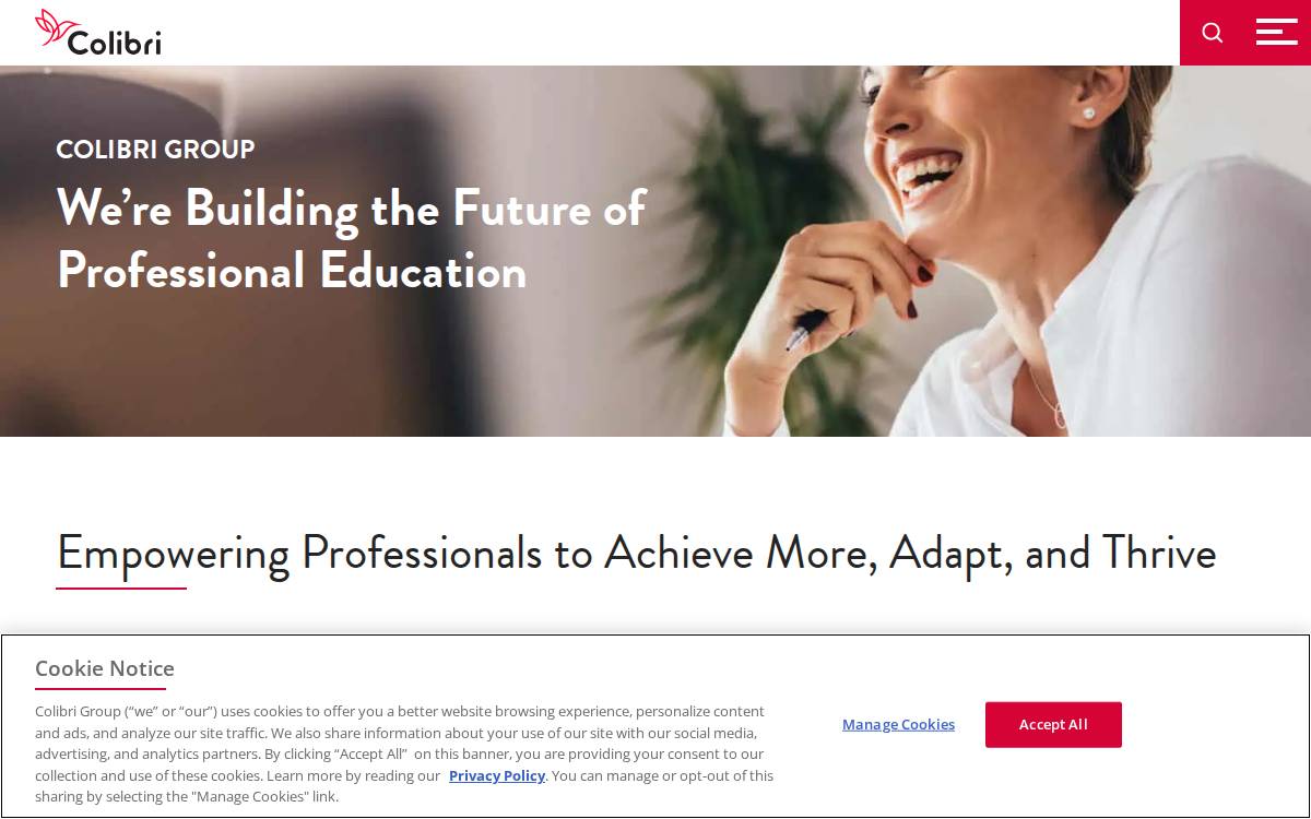 Colibri Group website preview