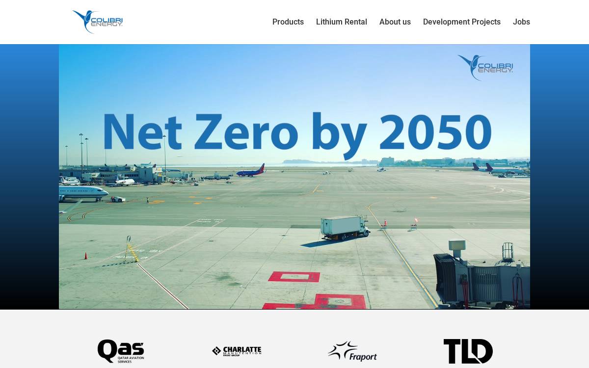 Colibri website preview