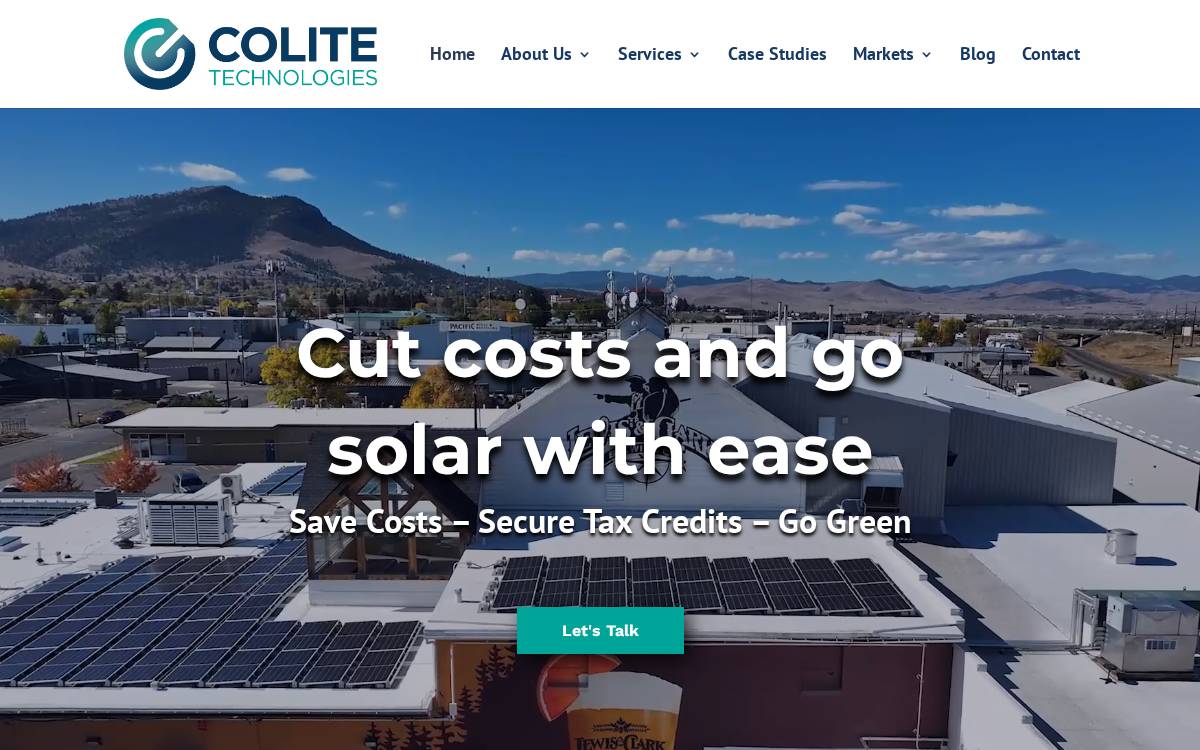 Colite Technologies website preview
