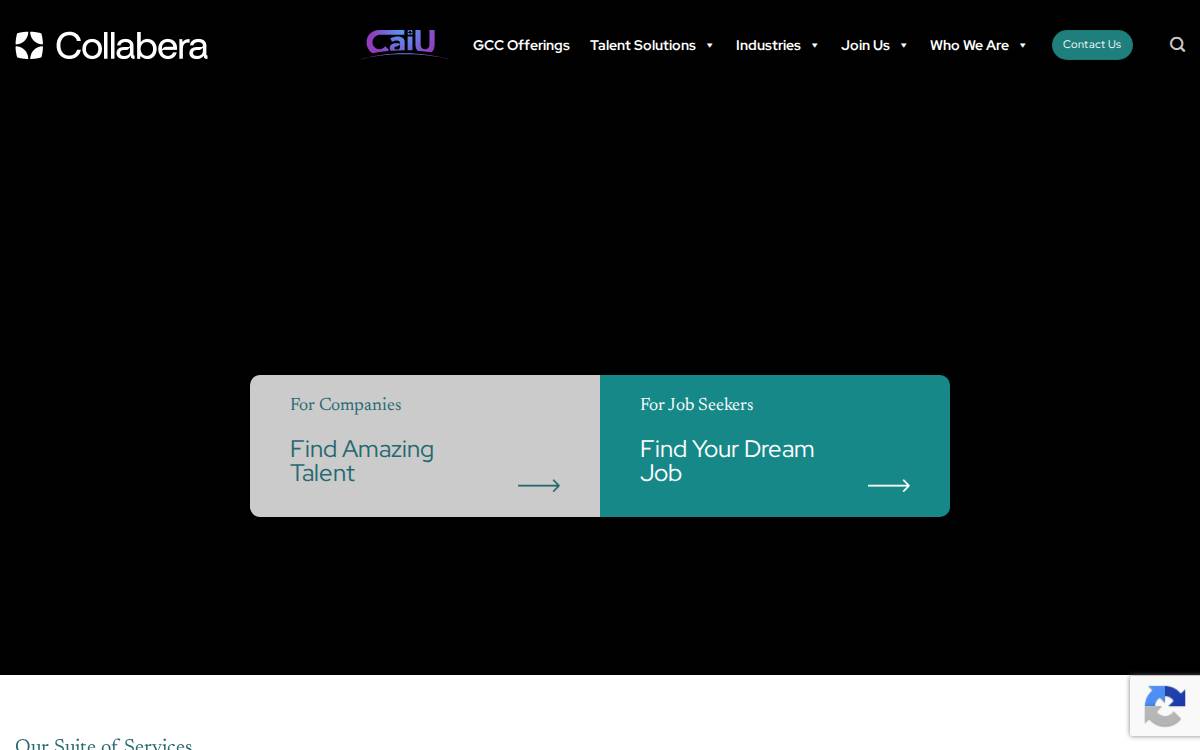 Collabera website preview
