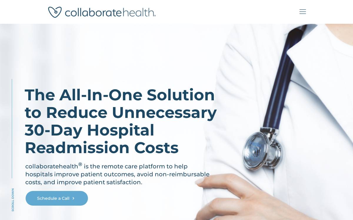 Collaborate Health, Inc. website preview