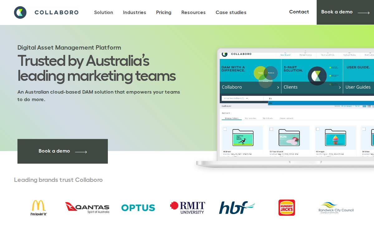 Collaboro website preview