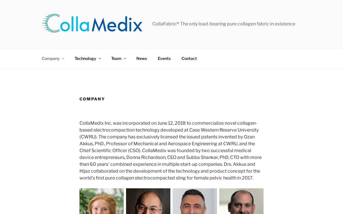 COLLAMEDIX INC website preview