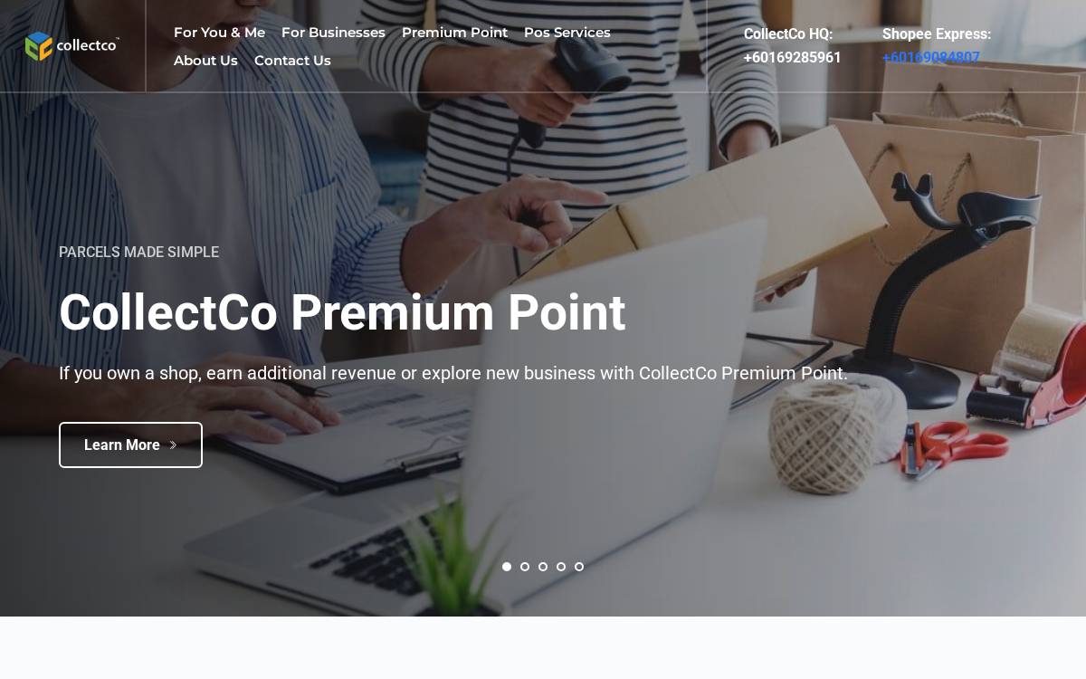 Collectco website preview