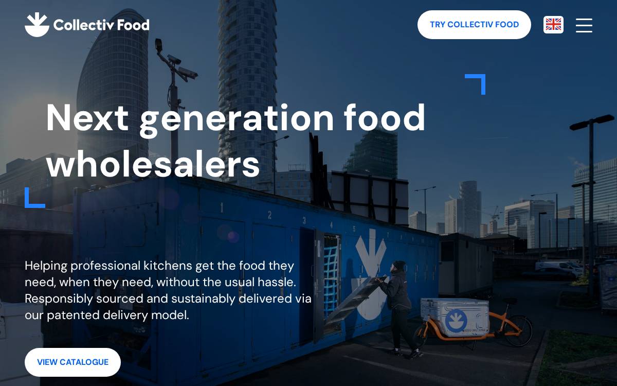 Collectiv Food website preview