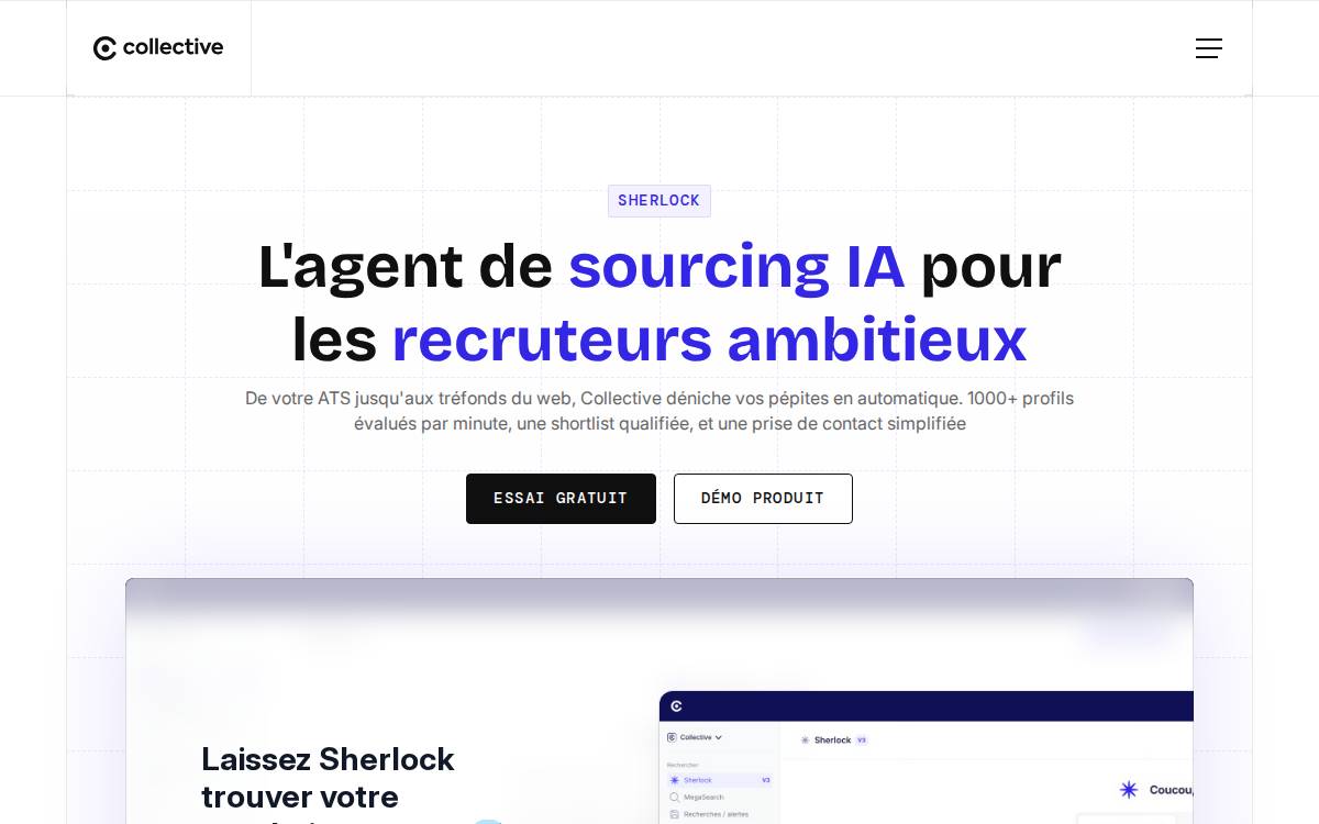 Collective website preview