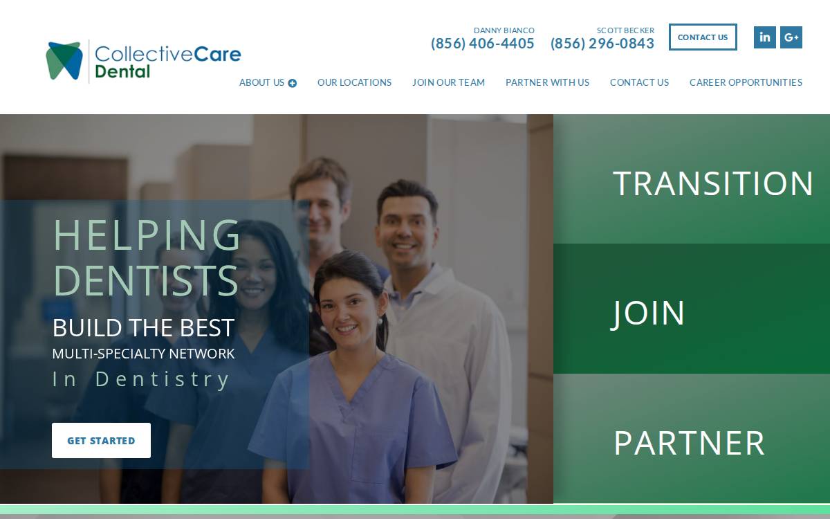 CollectiveCare Dental website preview