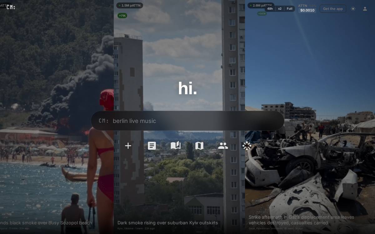 Collective Memory website preview
