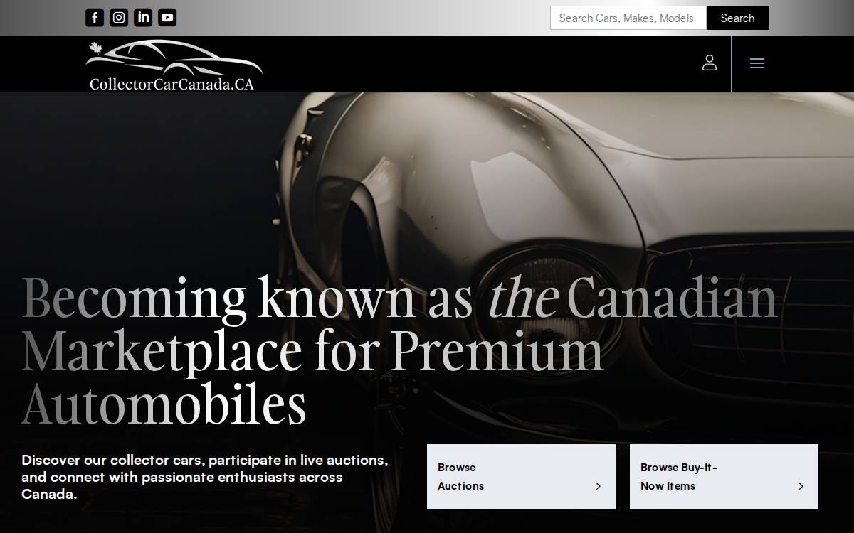 Collectorcarcanada website preview