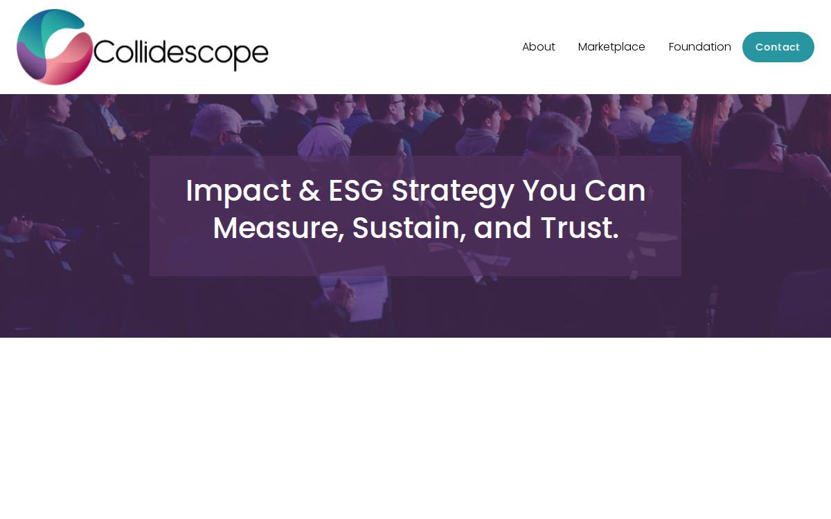 Collidescope website preview