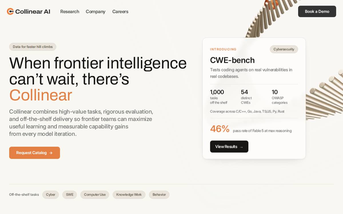 Collinear website preview