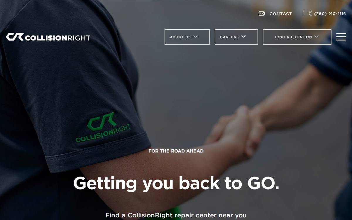 CollisionRight website preview