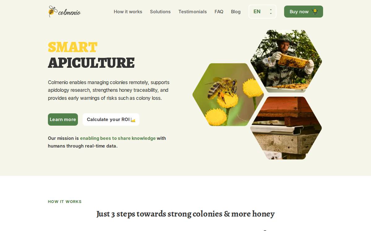 Colmenio website preview