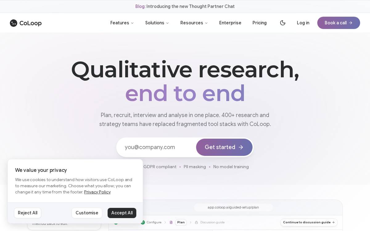 CoLoop website preview