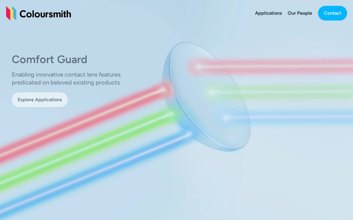 Colorsmith website preview