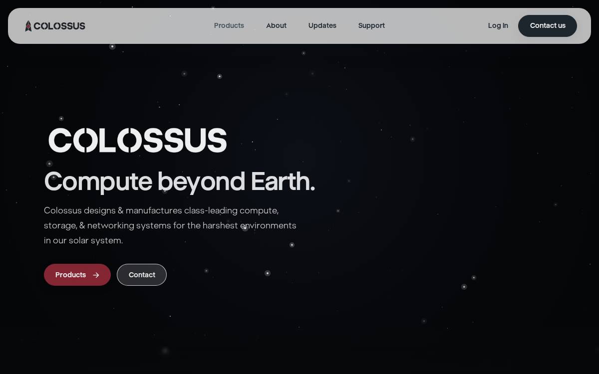 Colossus Computing website preview