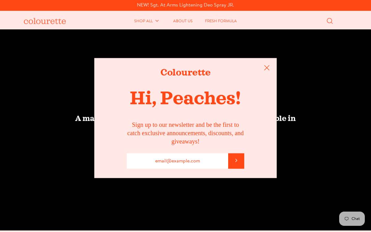 Colourette website preview