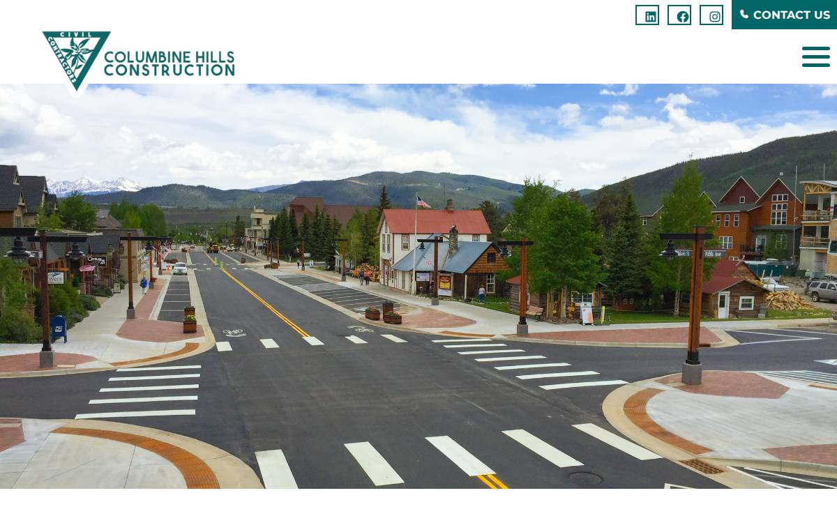 Columbineconcrete website preview