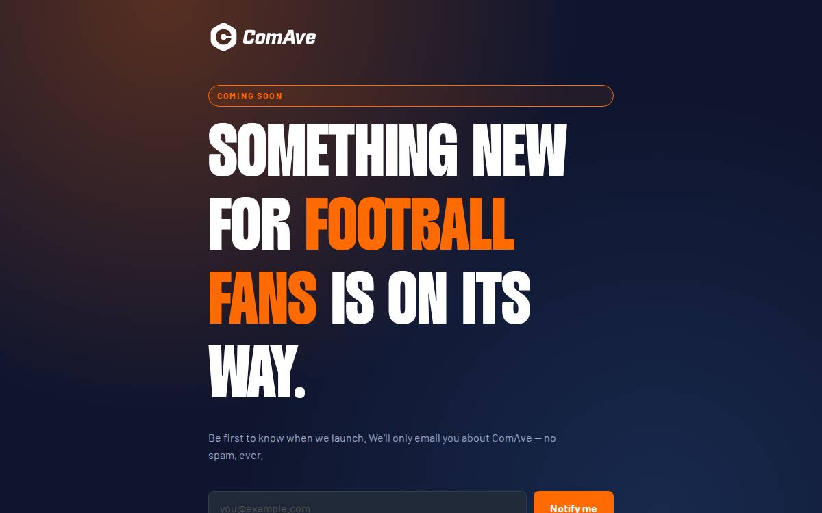 ComAve website preview