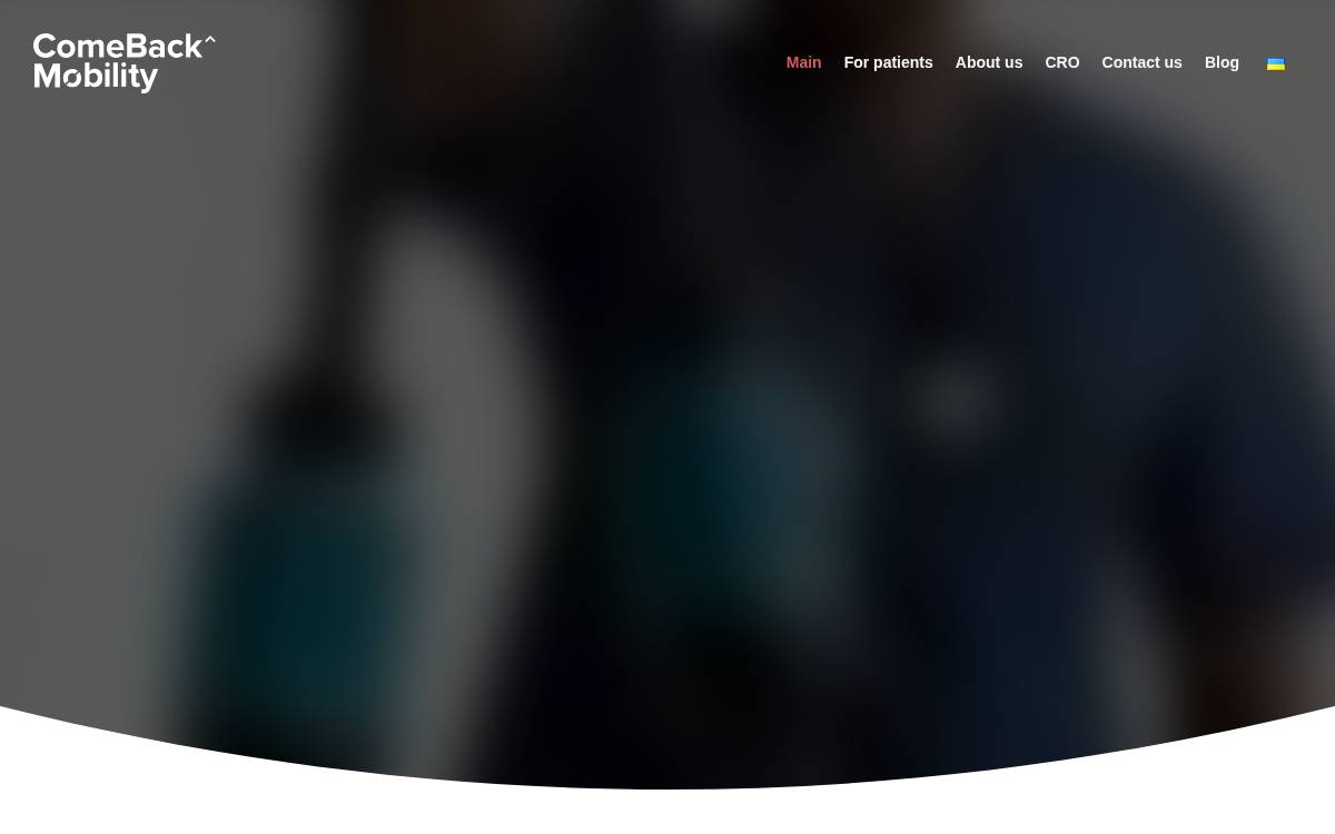 ComeBack Mobility website preview