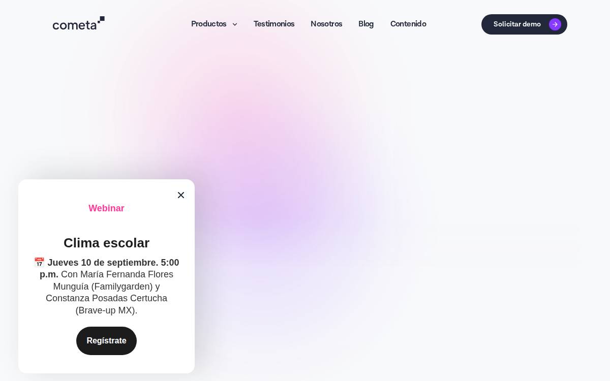 Cometa website preview