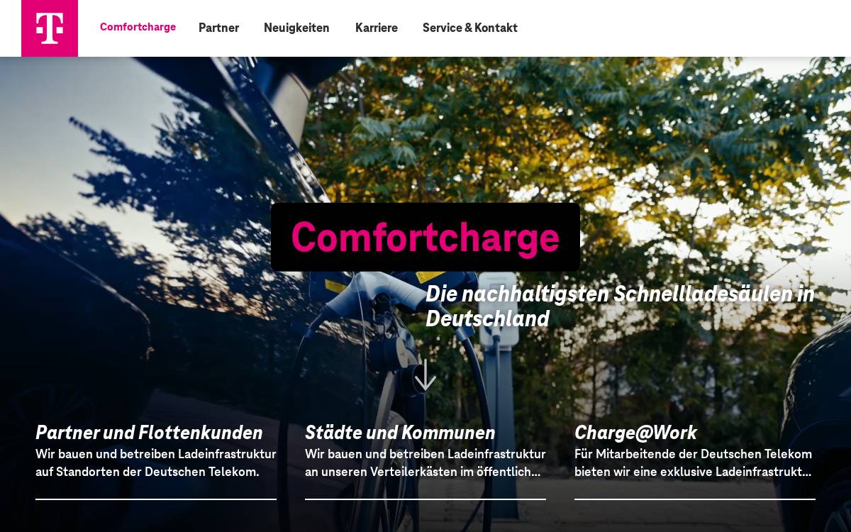 Comfortcharge website preview