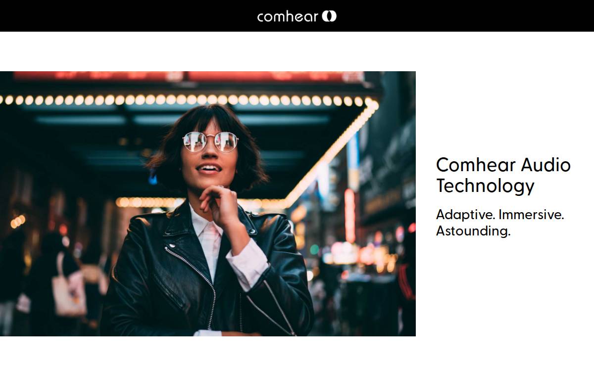 ComHear website preview