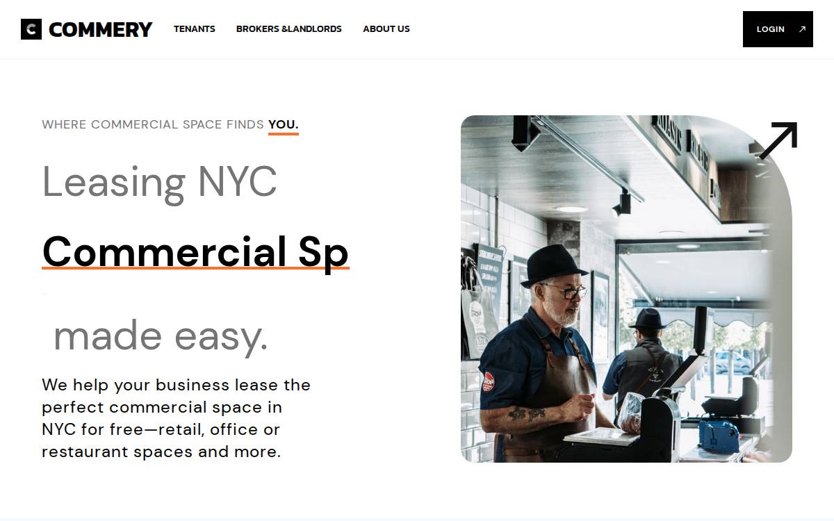 Commery website preview