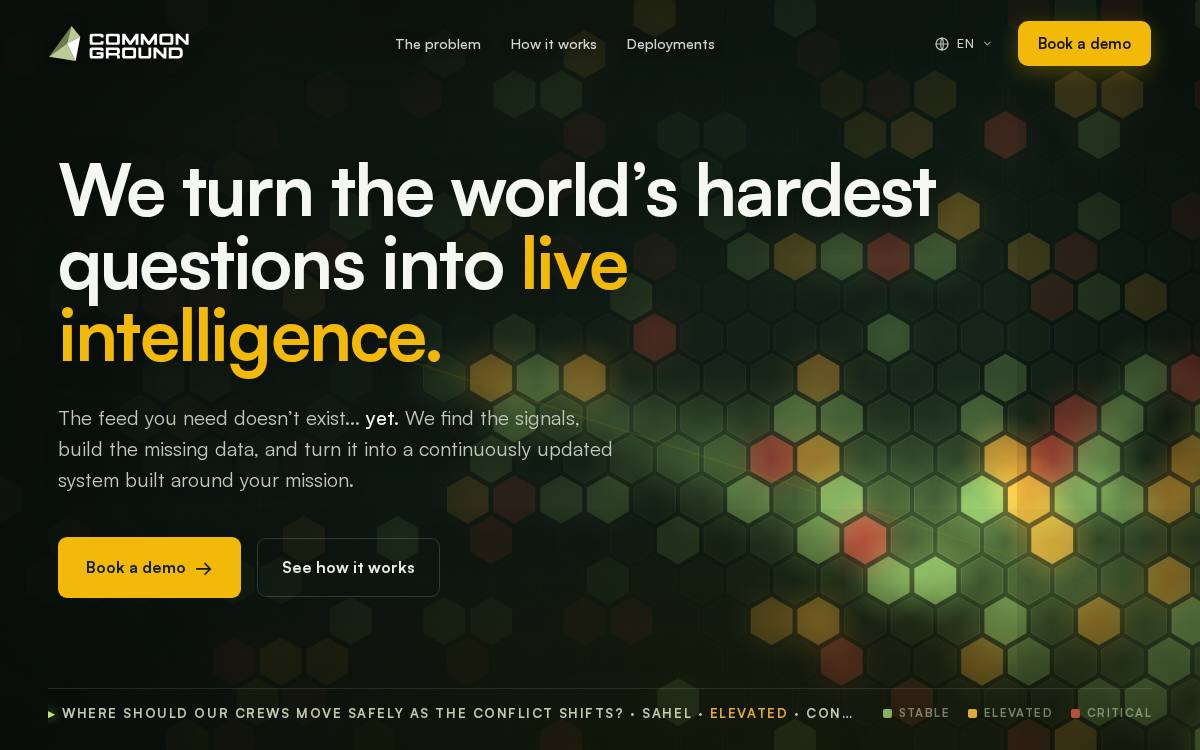 Common Ground website preview