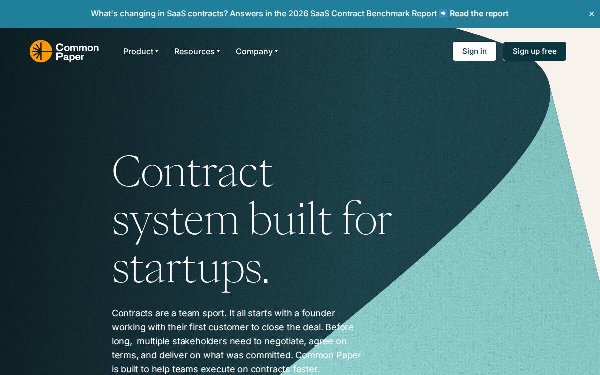 Common Paper website preview