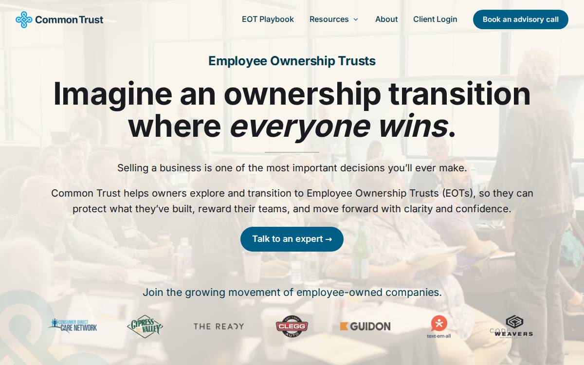 Common Trust website preview