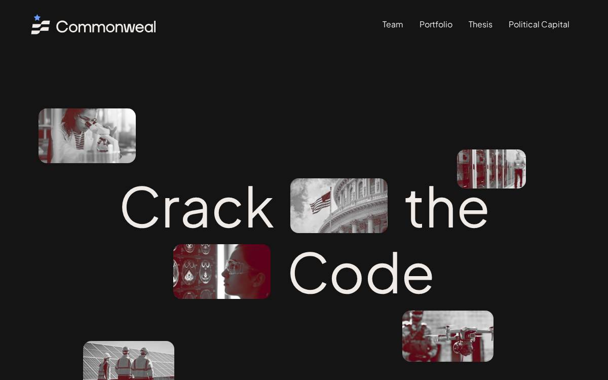 Commonwealventures website preview