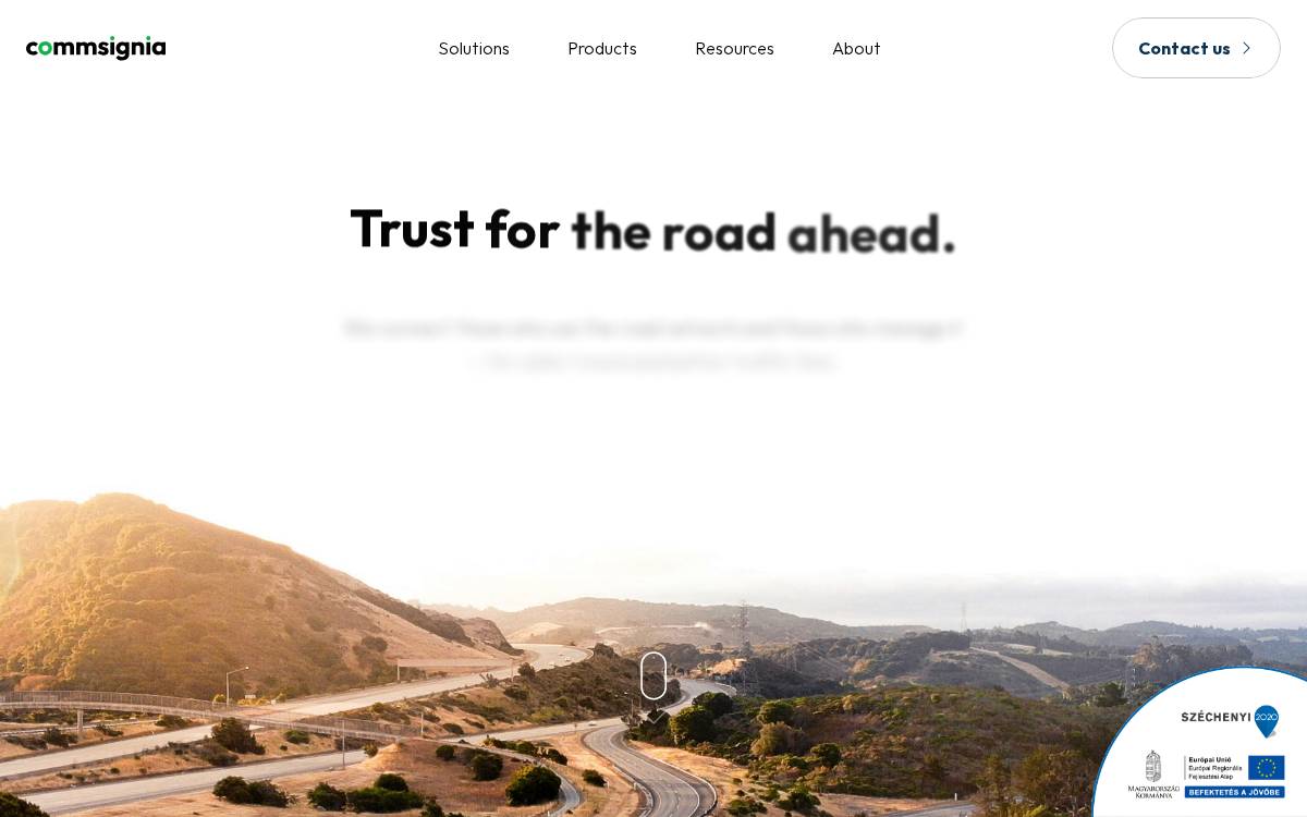 Commsignia website preview