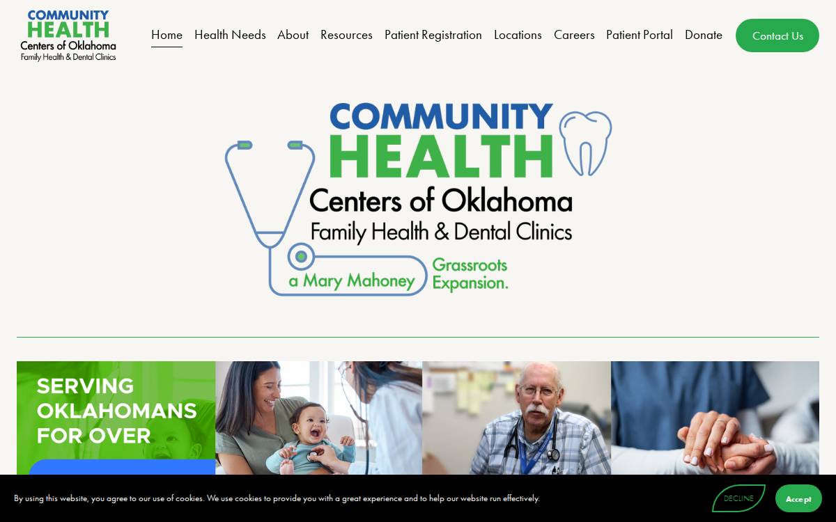 Community Health Centers Of Oklahoma website preview